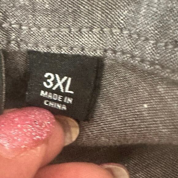 Harley-Davidson Gray Button Up Shirt Sz. 3X - Picture 7 of 8